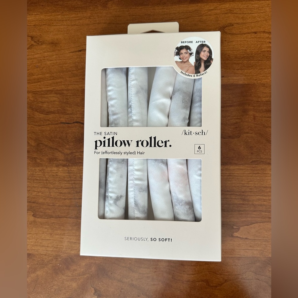 Kitsch Satin Pillow Roller Set